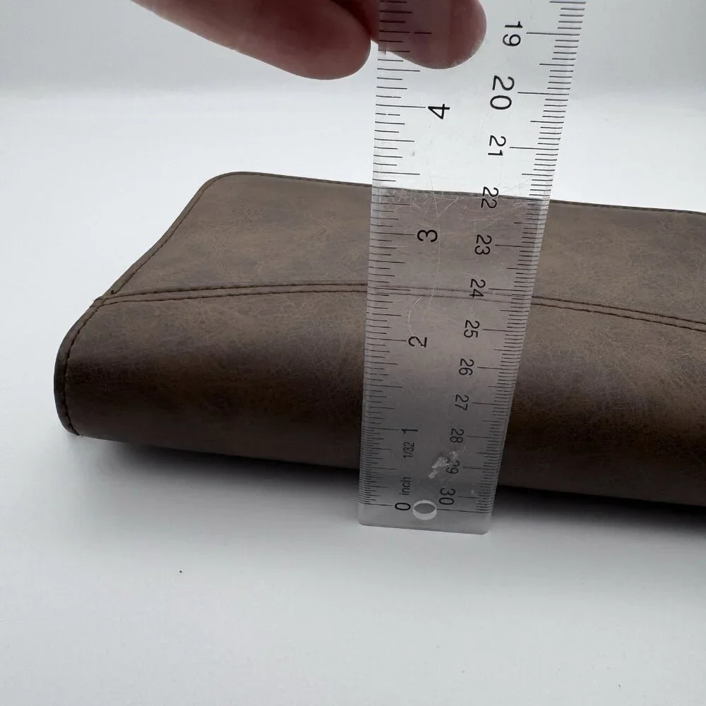 Simulated Distressed Brown Leather 43184 DAY-TIMER At-A-Glance 5.5x8